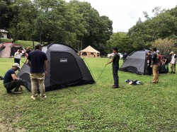 テントの設営撤収術